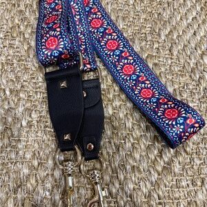 Floral Embroidered Bag Strap